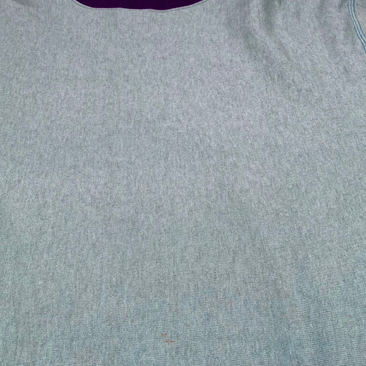 Champion VTG Champion Reverse Blue Purple Elbow Patch Sweatshirt Size US XL / EU 56 / 4 - 9 Thumbnail