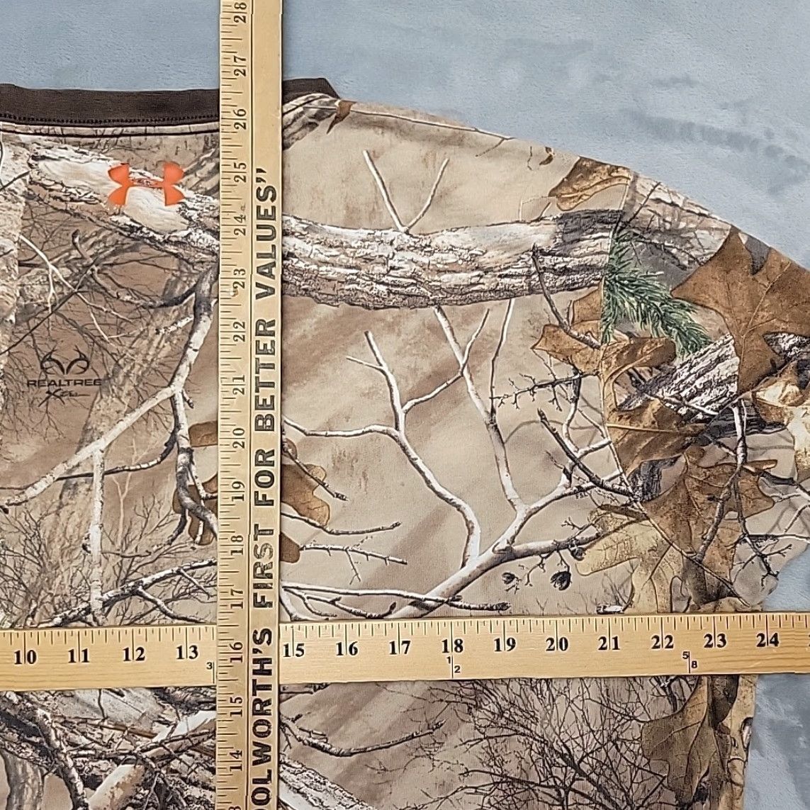 Under Armour Under Armour Camo Shirt Mens XL Brown Realtree Xtra Short Sleeve Tee Size US XL / EU 56 / 4 - 6 Thumbnail