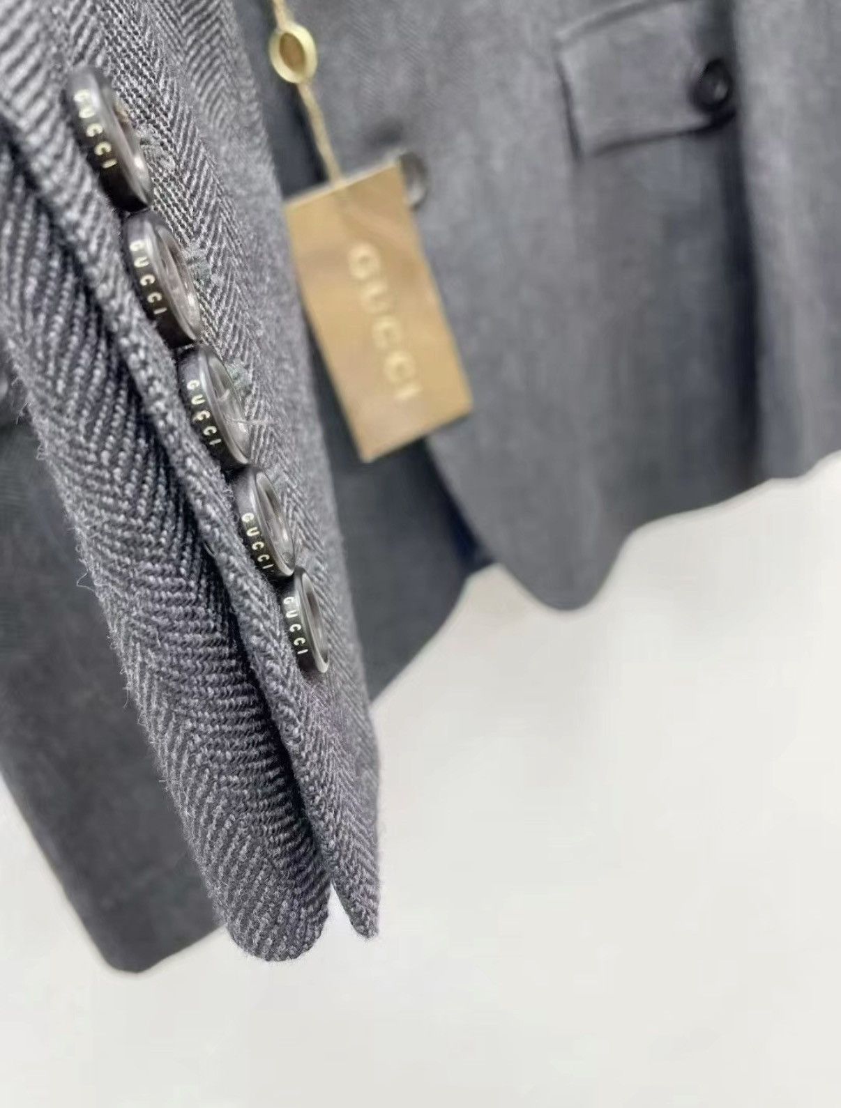 Gucci Gucci 100% Wool Casual Blazer J30 Size US S / EU 44-46 / 1 - 4 Thumbnail