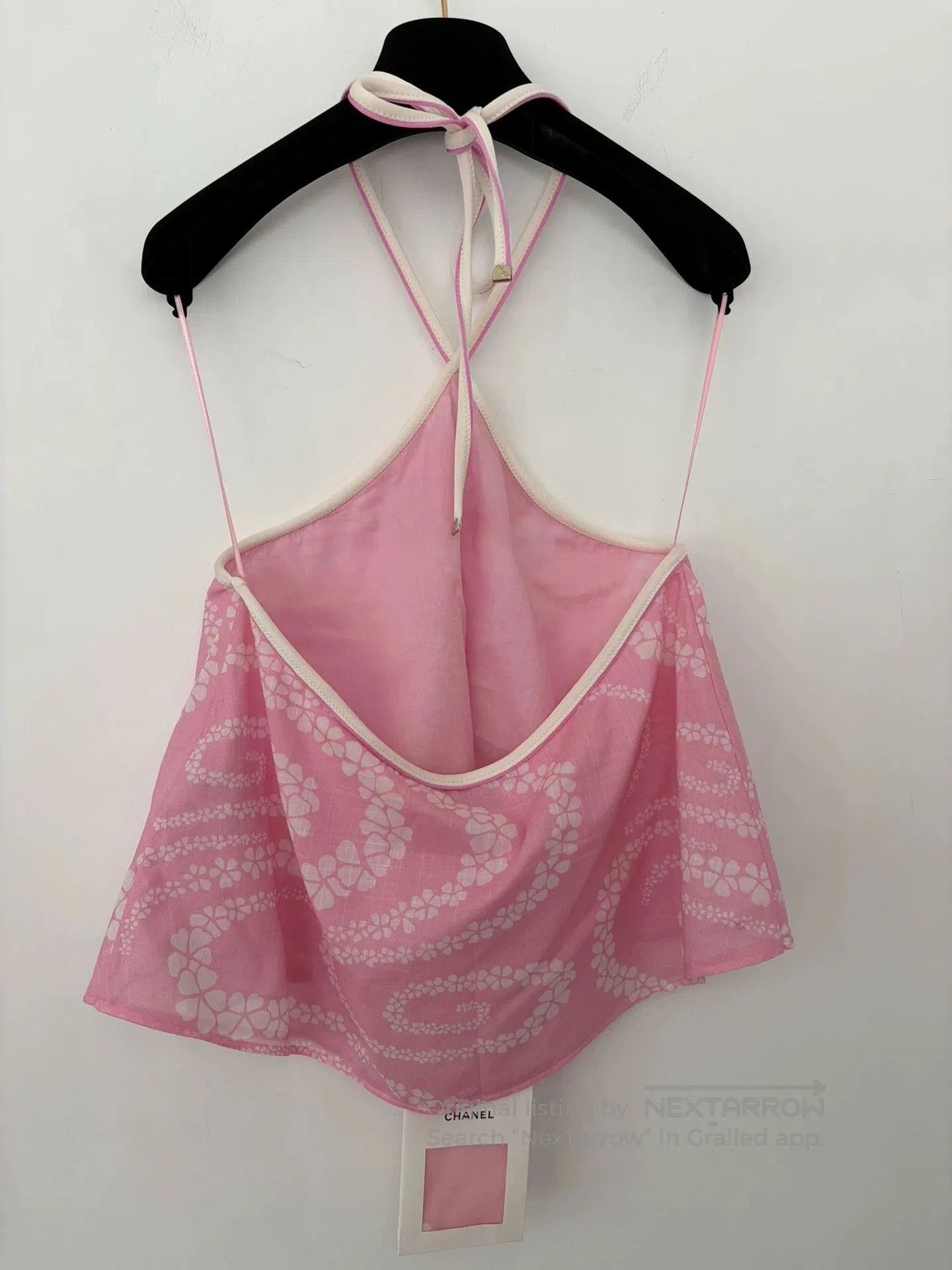 Chanel Chanel Coco Beach Pink Halter Top. Size US S / EU 44-46 / 1 - 2 Thumbnail