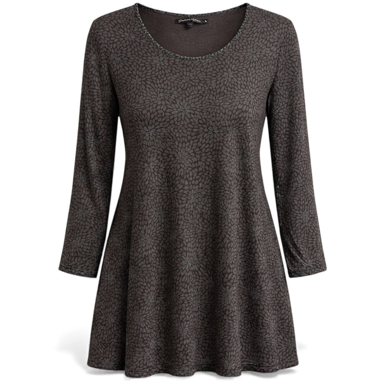 Gudrun Sjoden GUDRUN SJODEN ORGANIC MICROMODALL PLEAT TUNIC DRESS SIZE L Size L / US 10 / IT 46 - 1 Thumbnail