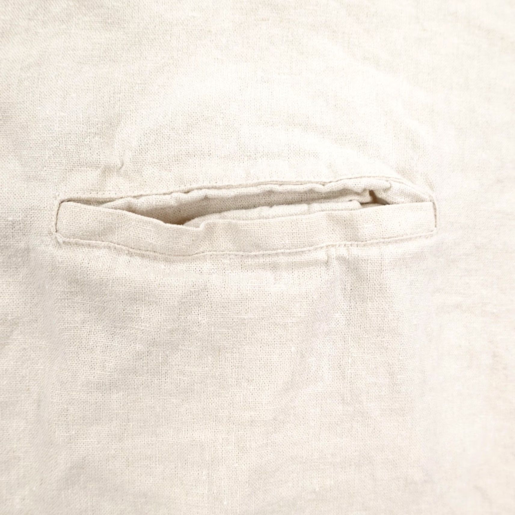 Patagonia VINTAGE Patagonia Shirt Womens Large Beige Hemp Button-Up Camp Loop Collar 90s Size L / US 10 / IT 46 - 3 Thumbnail