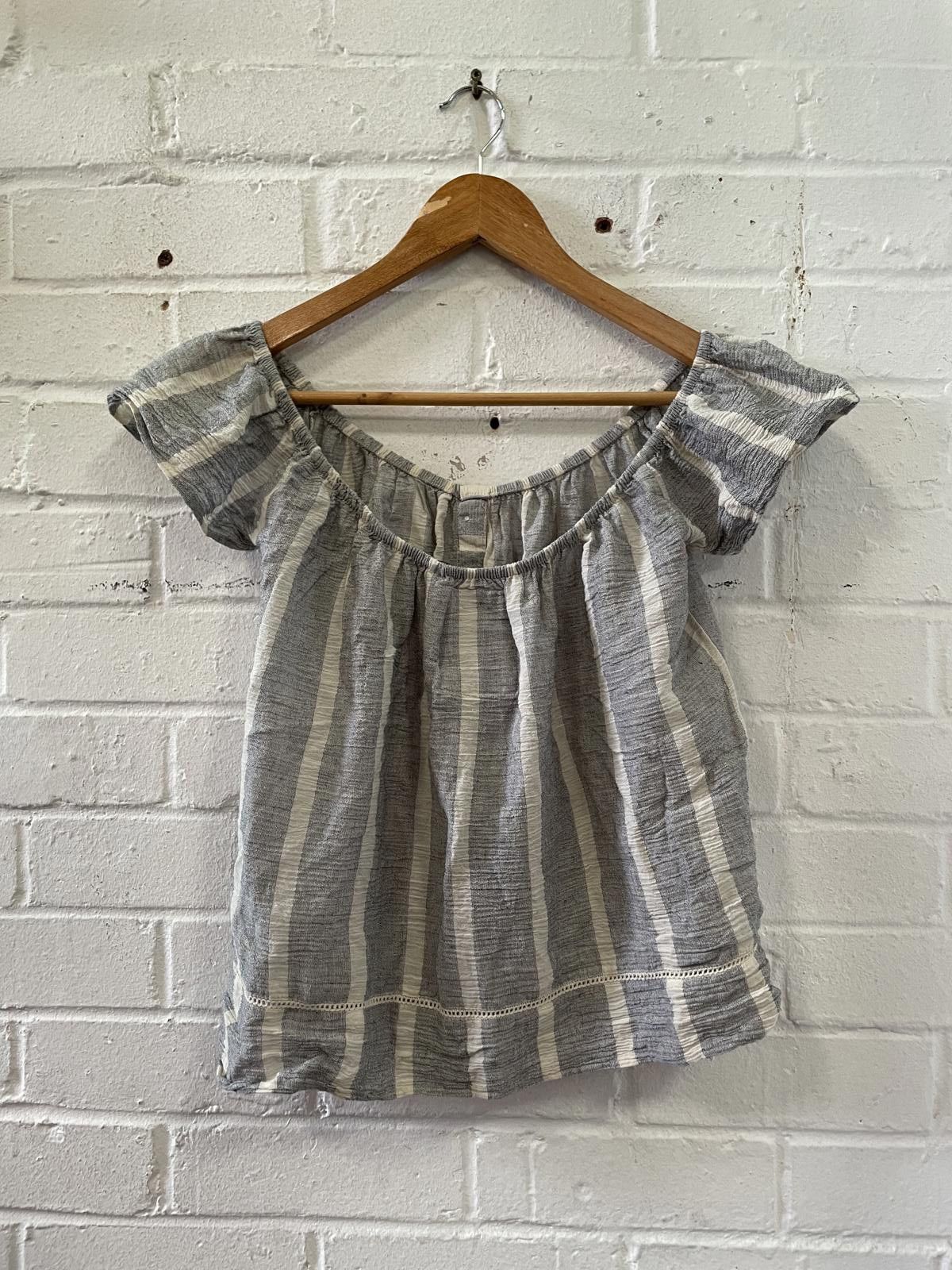 Superdry Superdry Women's Striped Button-Front Top Size Small Size S / US 4 / IT 40 - 2 Thumbnail