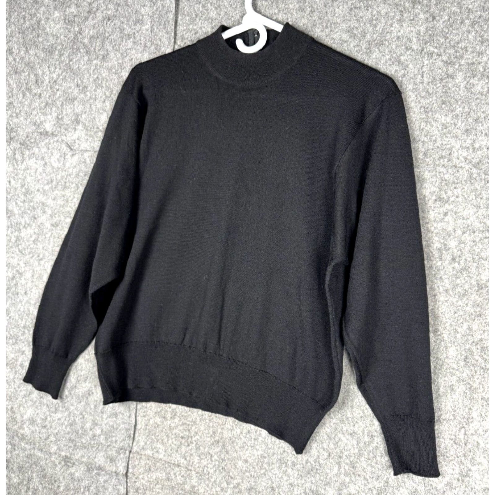 Ballantyne Ballantyne Sweater Unisex Adults Size 40 Black Wool Crew Neck Zip Pullover 2000 Merino Scotland Vintage No Size S / US 4 / IT 40 - 3 Thumbnail