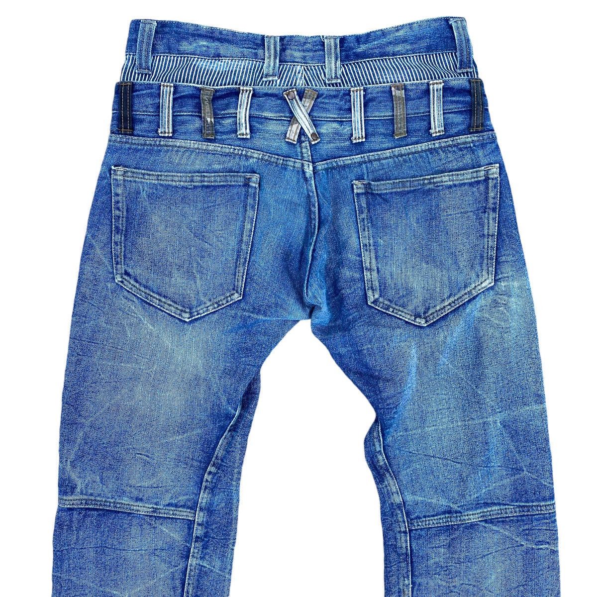 Japanese Brand × Vintage Jack Serika Artist Work Spider Web Distressed Jeans Size US 33 - 8 Thumbnail