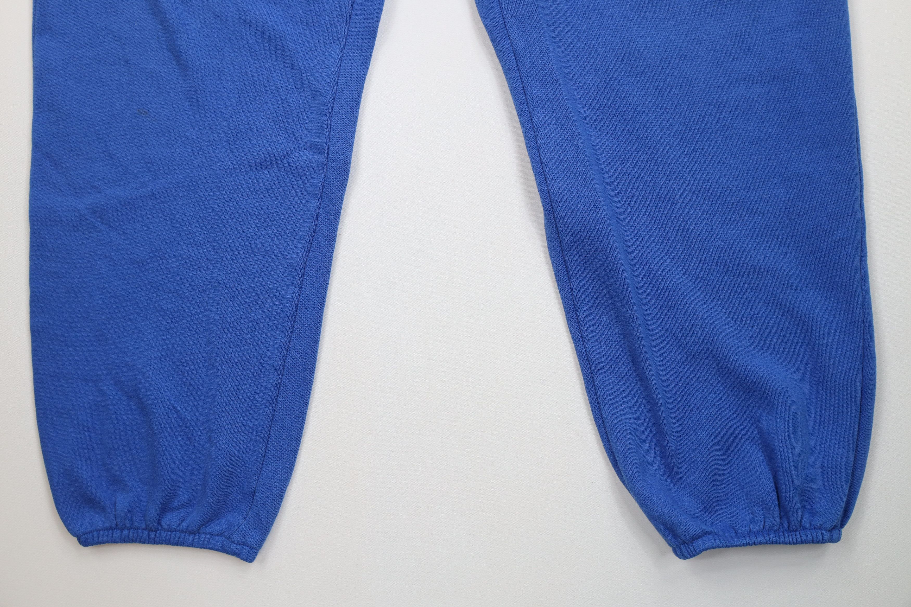 Nike Vintage 80s 90s Nike Swoosh Sweatpants Joggers Royal Blue Size US 38 / EU 54 - 4 Thumbnail