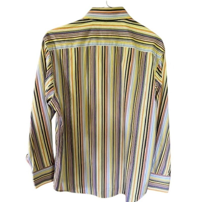 Robert Graham Robert Graham Multicolor Stripe Shirt XL Statement Button Up Size US XL / EU 56 / 4 - 5 Thumbnail