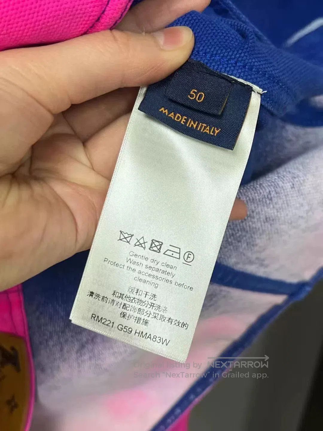 Louis Vuitton lv neon gradient denim jacket. Size US L / EU 52-54 / 3 - 5 Thumbnail