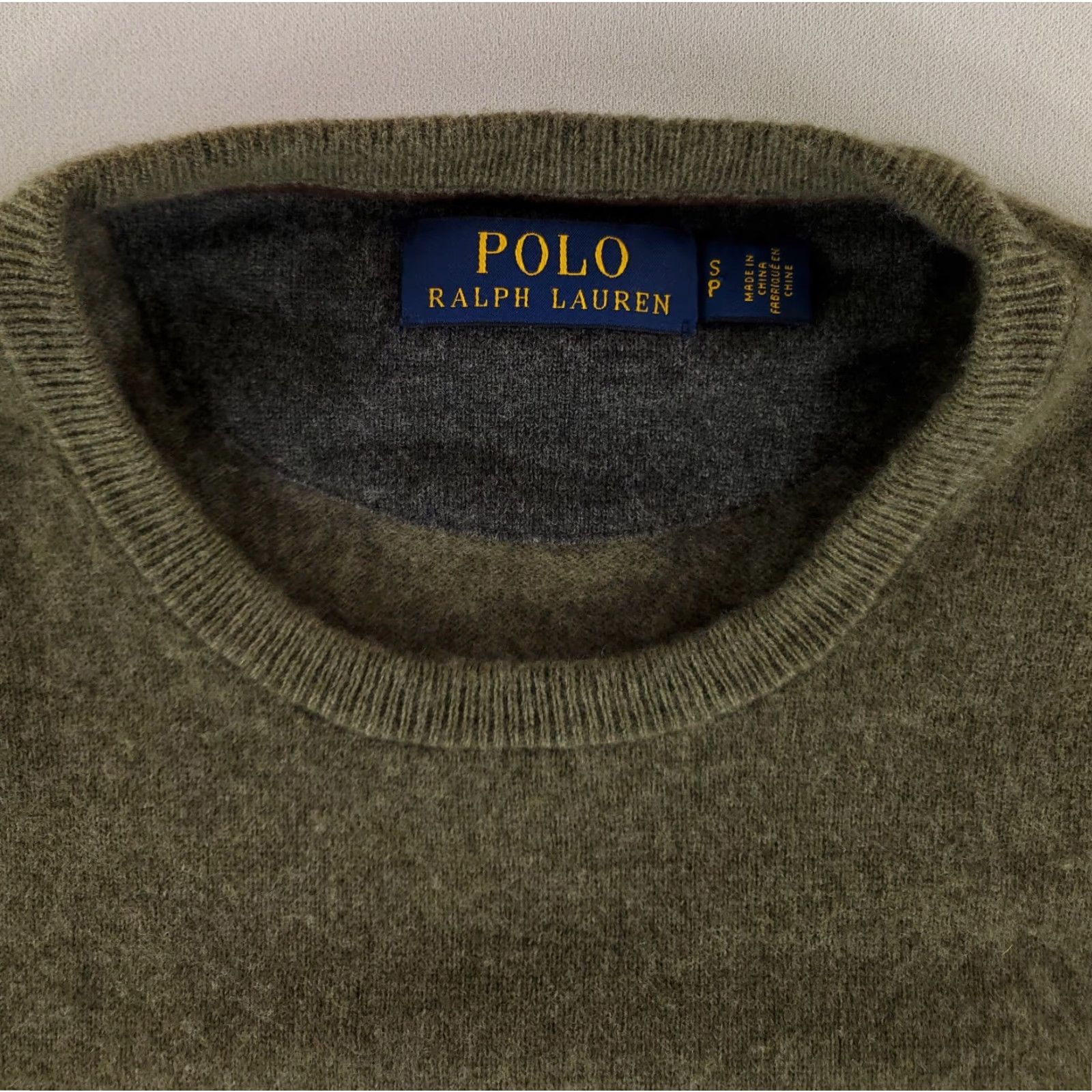 Polo Ralph Lauren Polo Ralph Lauren Sweater Green 100% Wool Crew Neck Mens S Crewneck Pullover Shirt? Size US S / EU 44-46 / 1 - 2 Thumbnail