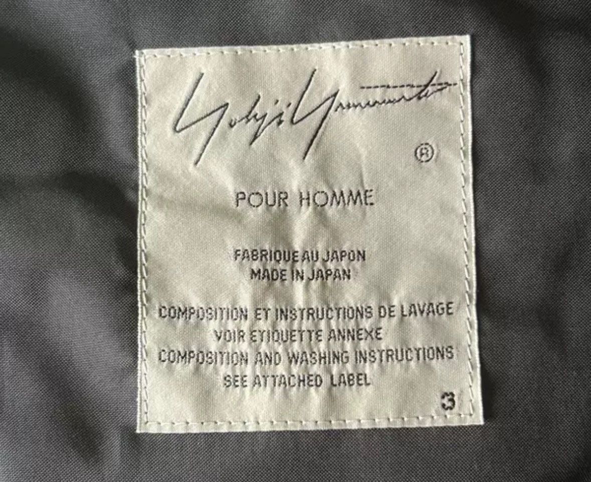 Yohji Yamamoto Yohji Yamamoto 20ss Zipper Tail Wool Suit 2412-Nextarrow Size US L / EU 52-54 / 3 - 5 Thumbnail
