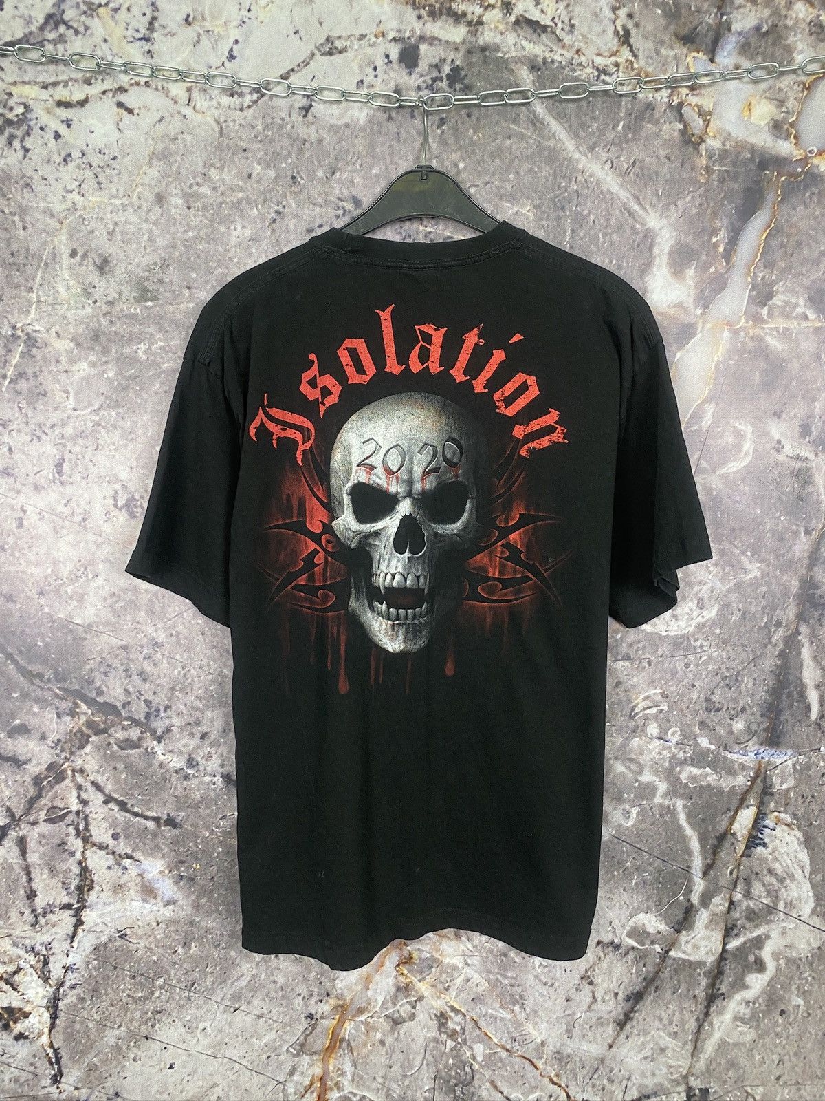 Vintage Men’s Spiral T-Shirt Skeleton Size XXL Size US XXL / EU 58 / 5 - 7 Thumbnail