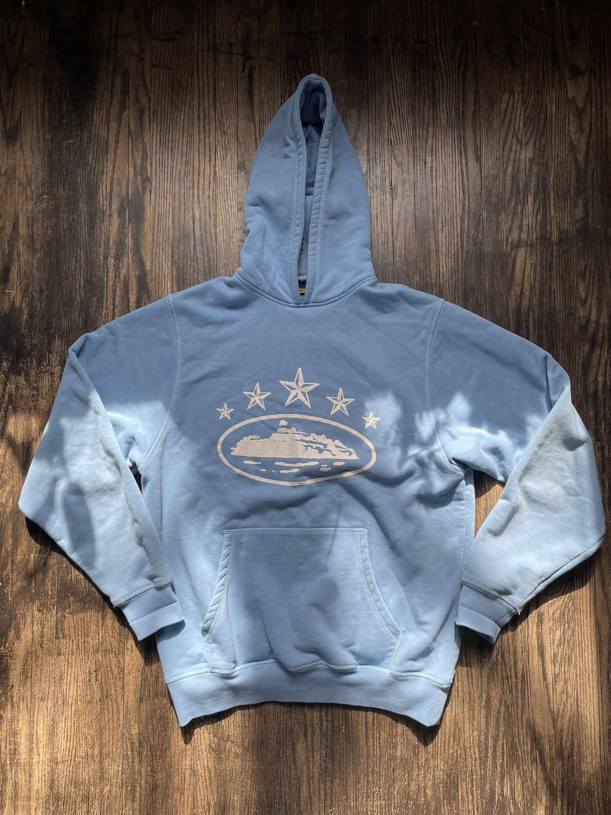 Corteiz Baby blue Alcatraz hoodie Grailed