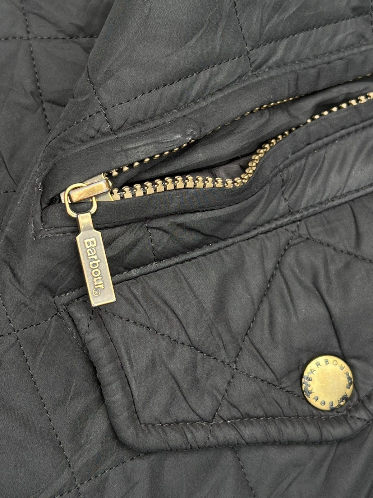 Barbour Barbour Powell Quilted Jacket medium– Black(worn few times) Size US M / EU 48-50 / 2 - 16 Thumbnail