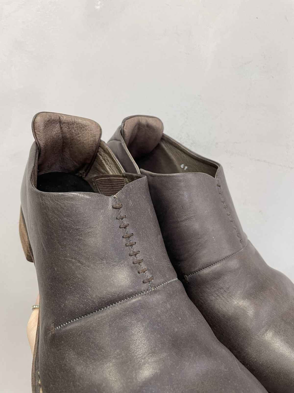 Devoa Devoa brown leather shoes avantgarde artisanal style Size US 8 / EU 41 - 3 Thumbnail