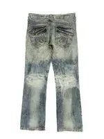 Japanese Brand Vintage Y2k Rush Hour Baggy Denim Wide Leg Undercover Style Size US 35 - 9 Thumbnail