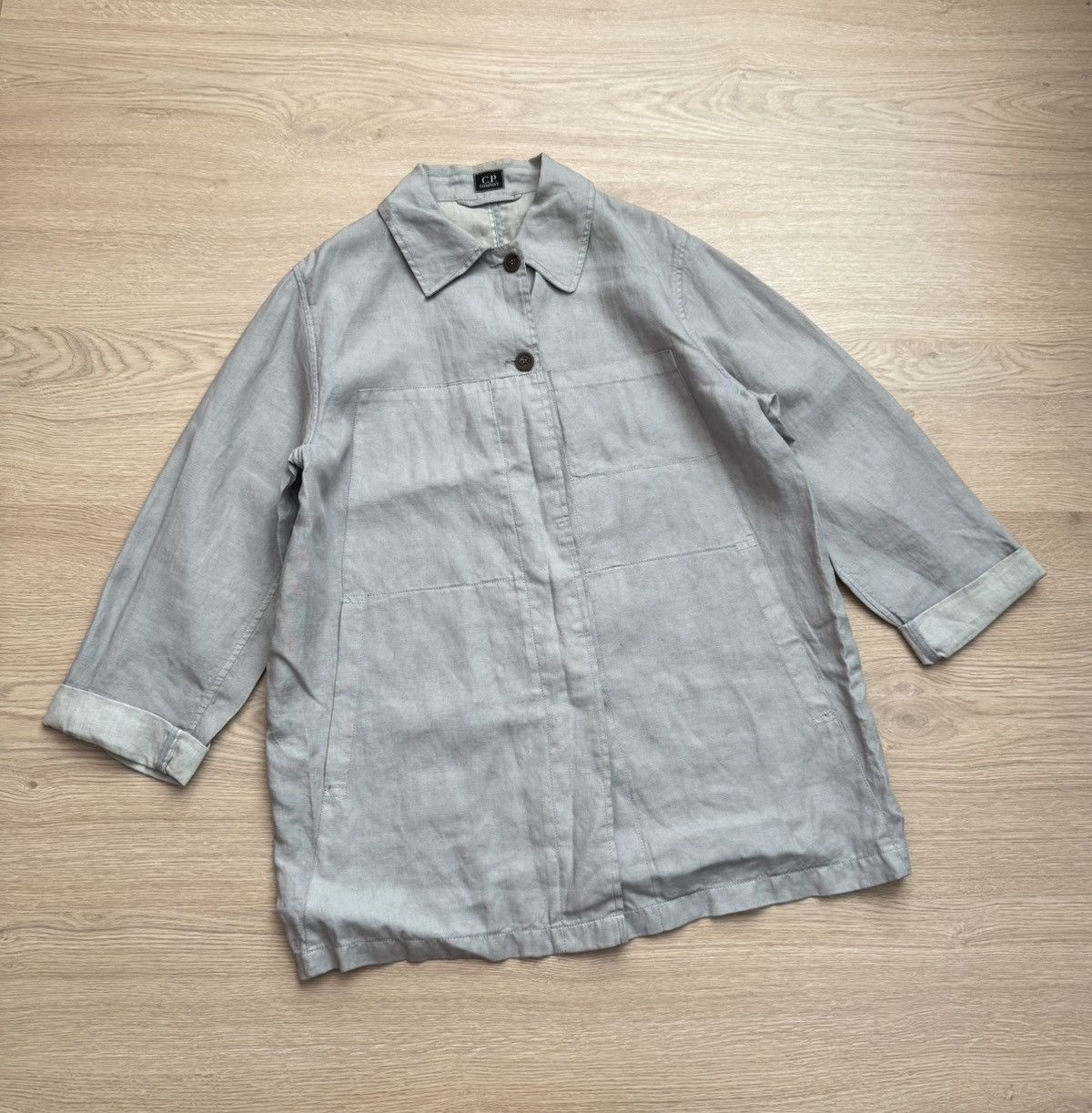C.P. Company Vintage C.P. Company Women’s Linen Jacket Size M / US 6-8 / IT 42-44 - 1 Thumbnail