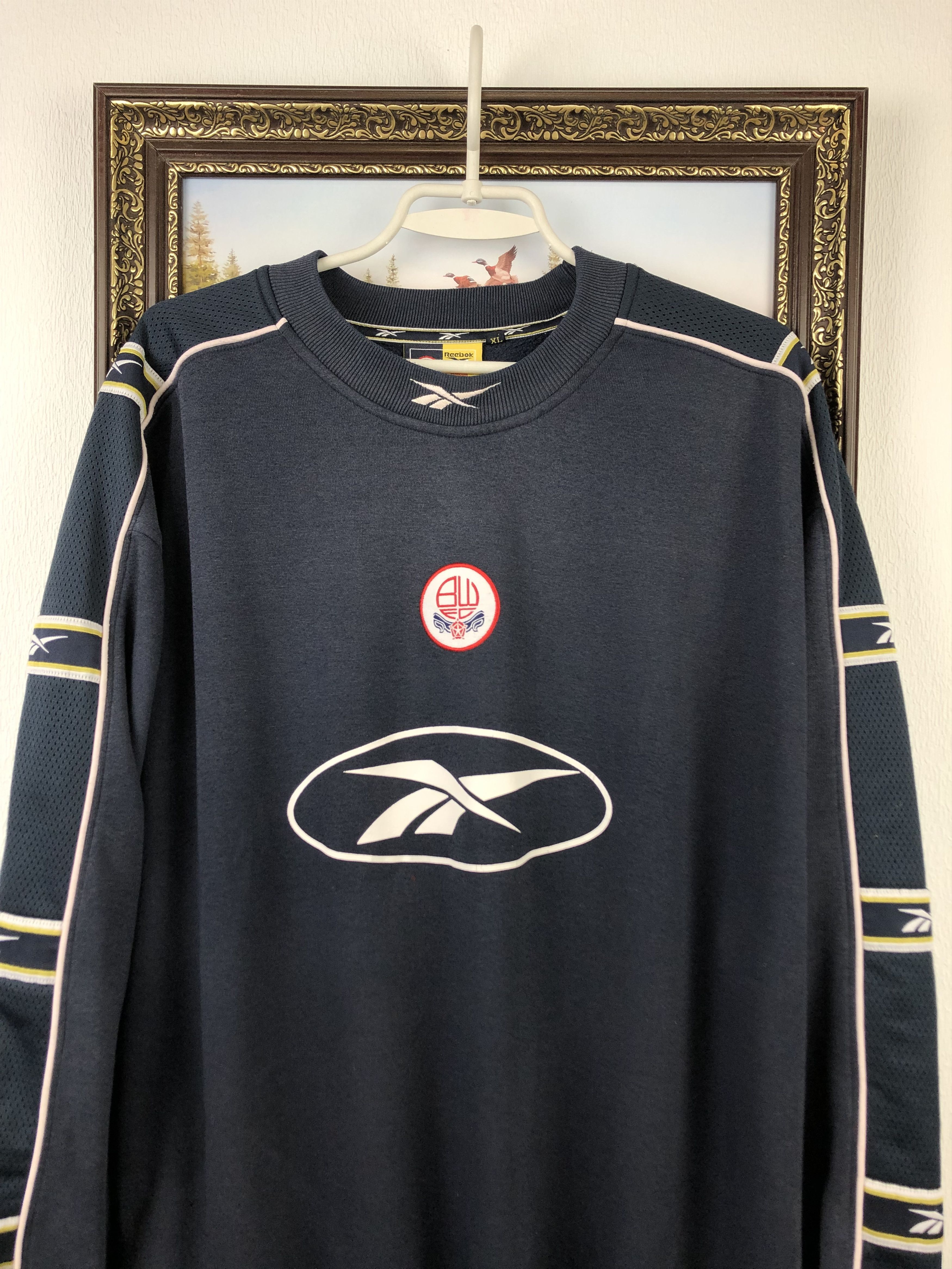 Reebok × Vintage Vintage Bolton Wanderers Sweatshirt Football Soccer Reebok Size US XL / EU 56 / 4 - 2 Thumbnail