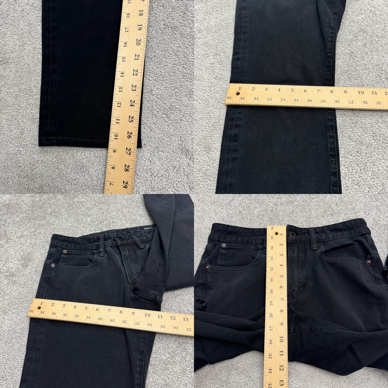 Bonobos Bonobos Slim Fit Denim Jeans Mens 30x30 Black Cotton Blend Casual Size US 30 / EU 46 - 9 Thumbnail
