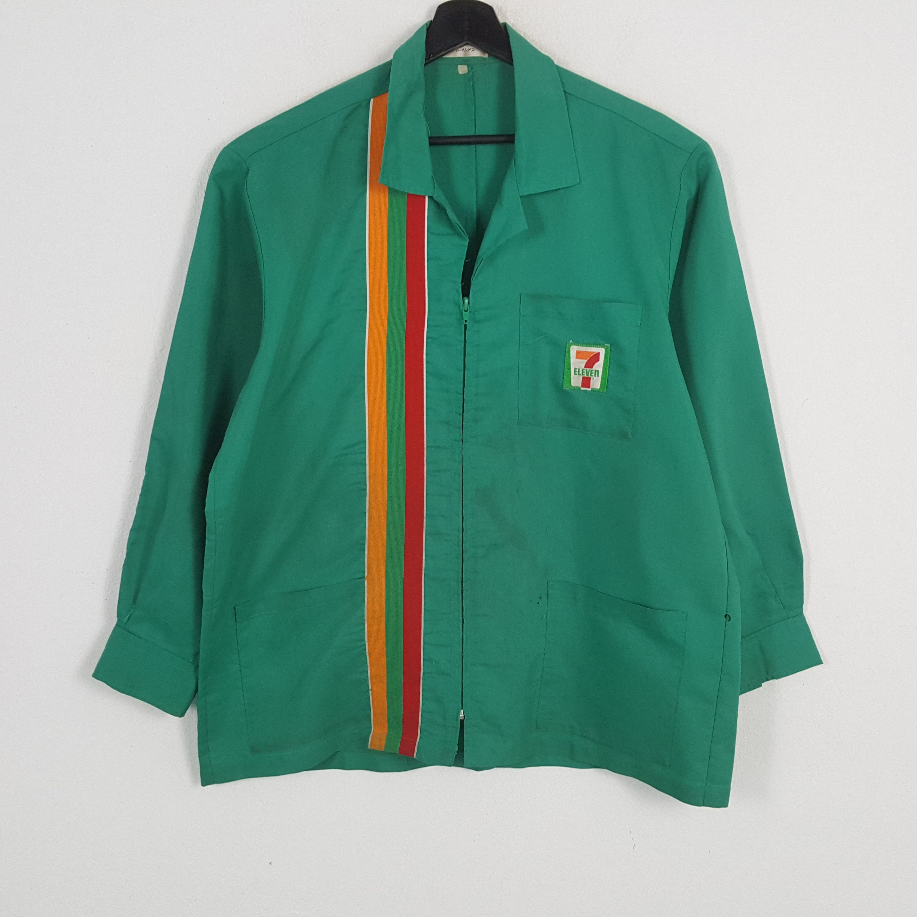 Japanese Brand 7 ELEVEn Japanese Workers Working Uniform Jacket Size US L / EU 52-54 / 3 - 1 Thumbnail