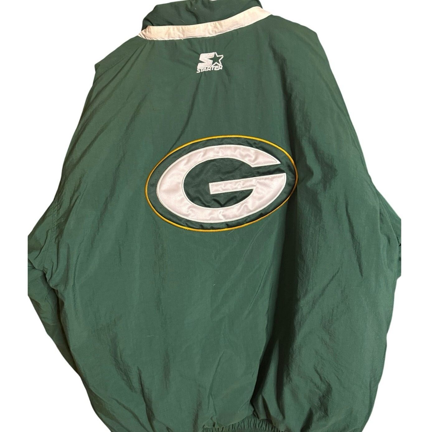 Starter Vintage Green Bay Packers Jacket Size US XL / EU 56 / 4 - 3 Thumbnail