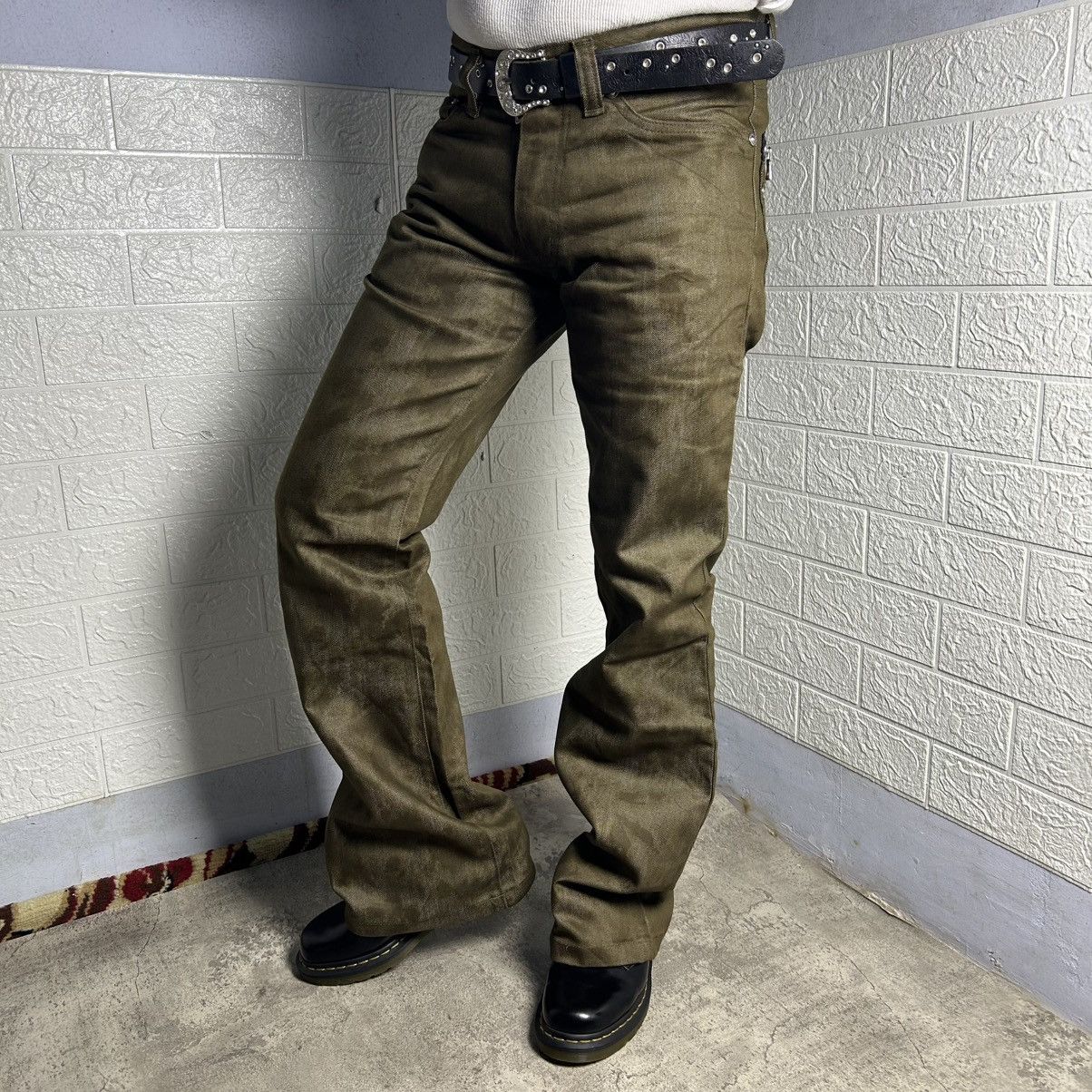 semanticdesign Vintage y2k Semanticdesign Flared Denim Size US 30 / EU 46 - 13 Thumbnail