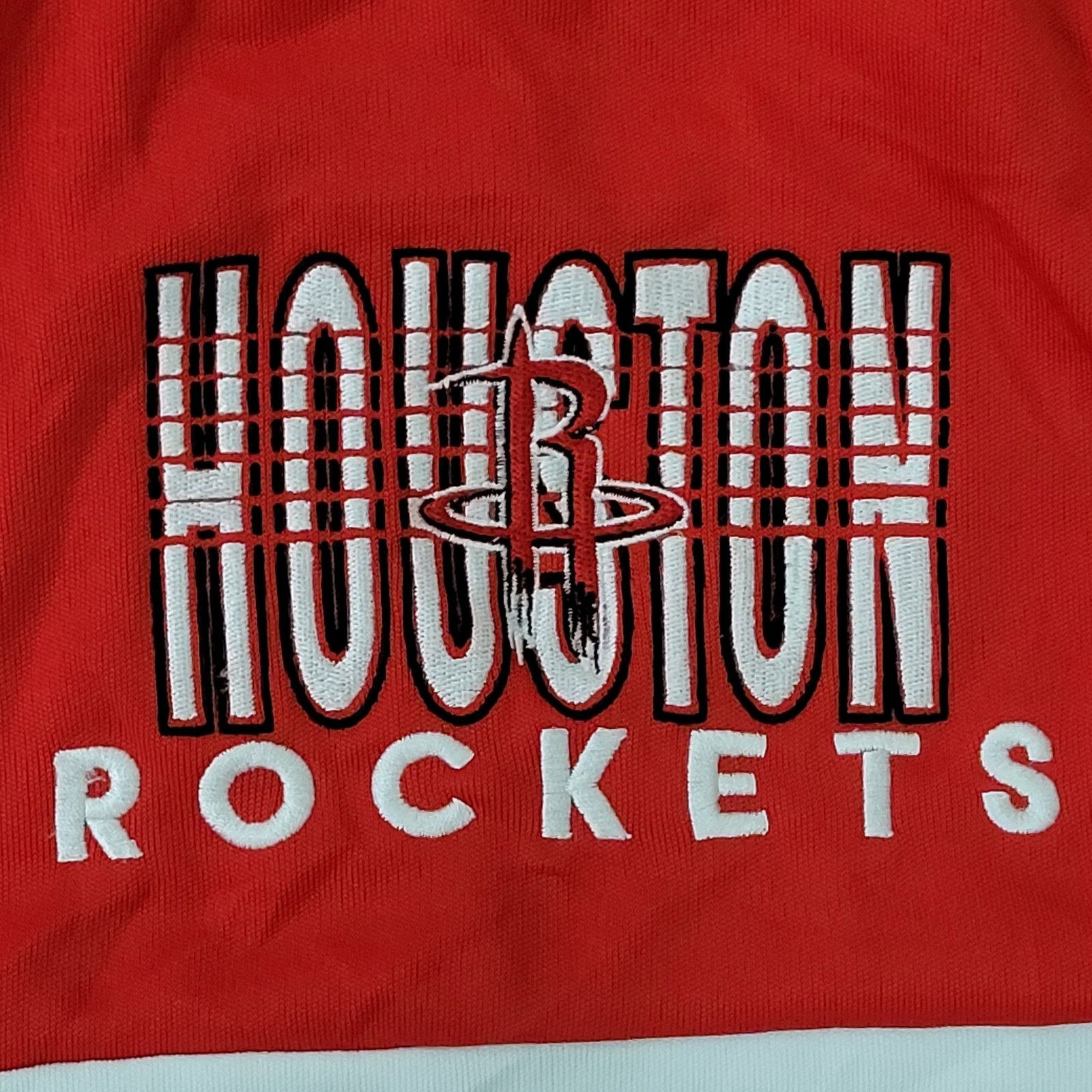Adidas Vintage Y2K Houston-Rockets Jacket 2XL 27x30 Black Red Size US XXL / EU 58 / 5 - 12 Thumbnail