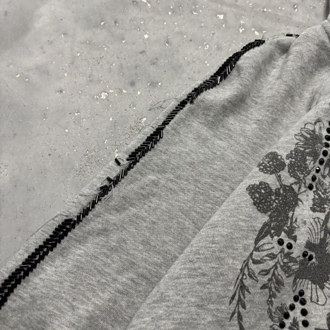 Armani Exchange × Vintage Crazy Vintage Y2K/2000s Grunge Cyber Goth Armani Exchange Zip Up Hoodie! Size S / US 4 / IT 40 - 3 Thumbnail