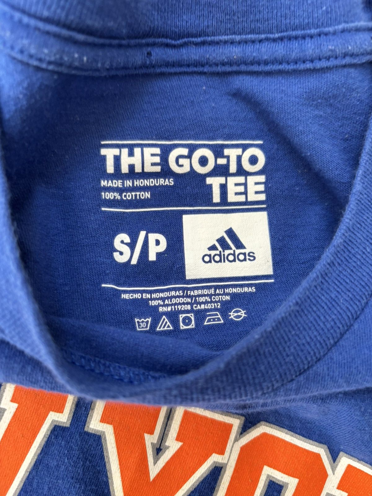 Adidas NEW YORK KNICKS PORZINGIS T SHIRT Size US XS / EU 42 / 0 - 3 Thumbnail