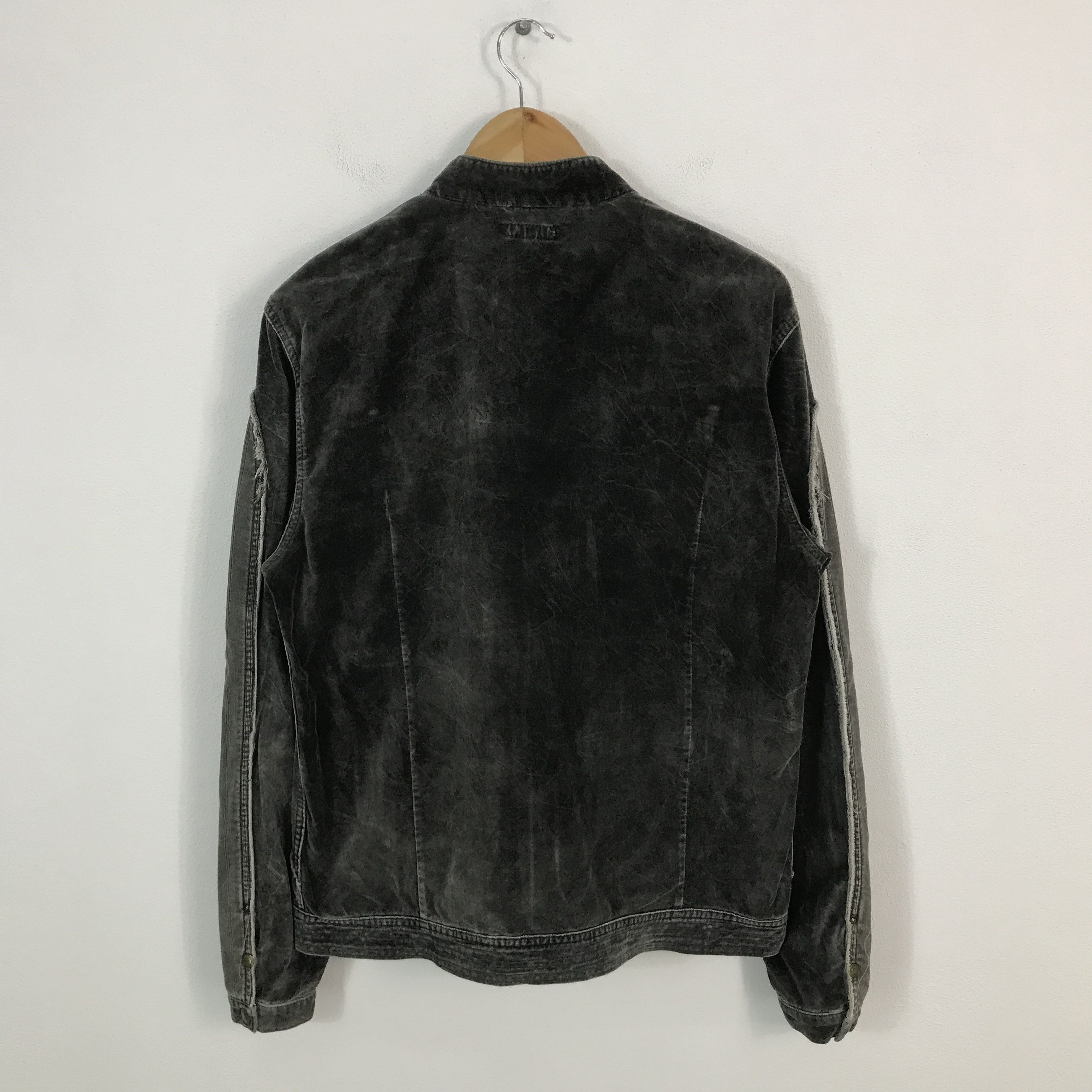 Japanese Brand Distressed style jacket albe Japan black jacket Size US L / EU 52-54 / 3 - 2 Thumbnail