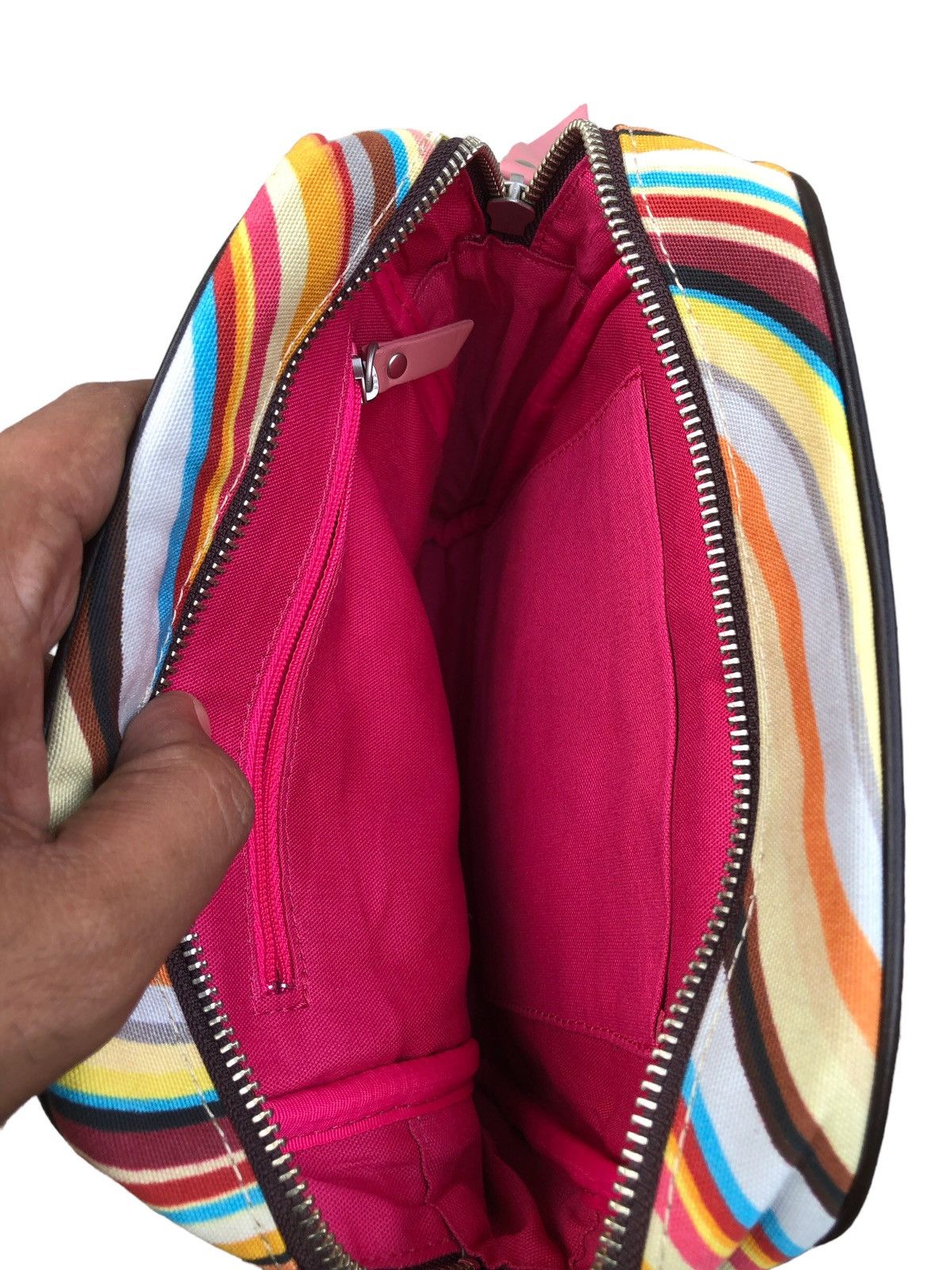 Paul Smith Paul Smith Shoulder Bag Cotton Multicolor Allover Pattern Size ONE SIZE - 18 Thumbnail