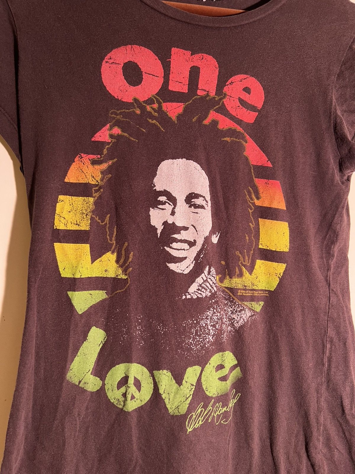 Band Tees Y2K 2000’s Vintage Bob Marley One Love Reggae Retro T Shirt Size L / US 10 / IT 46 - 3 Thumbnail