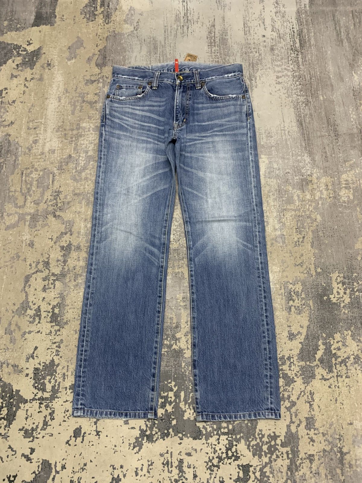 Vintage Uniqlo S002 Japan Stone Wash Jeans 31x30
