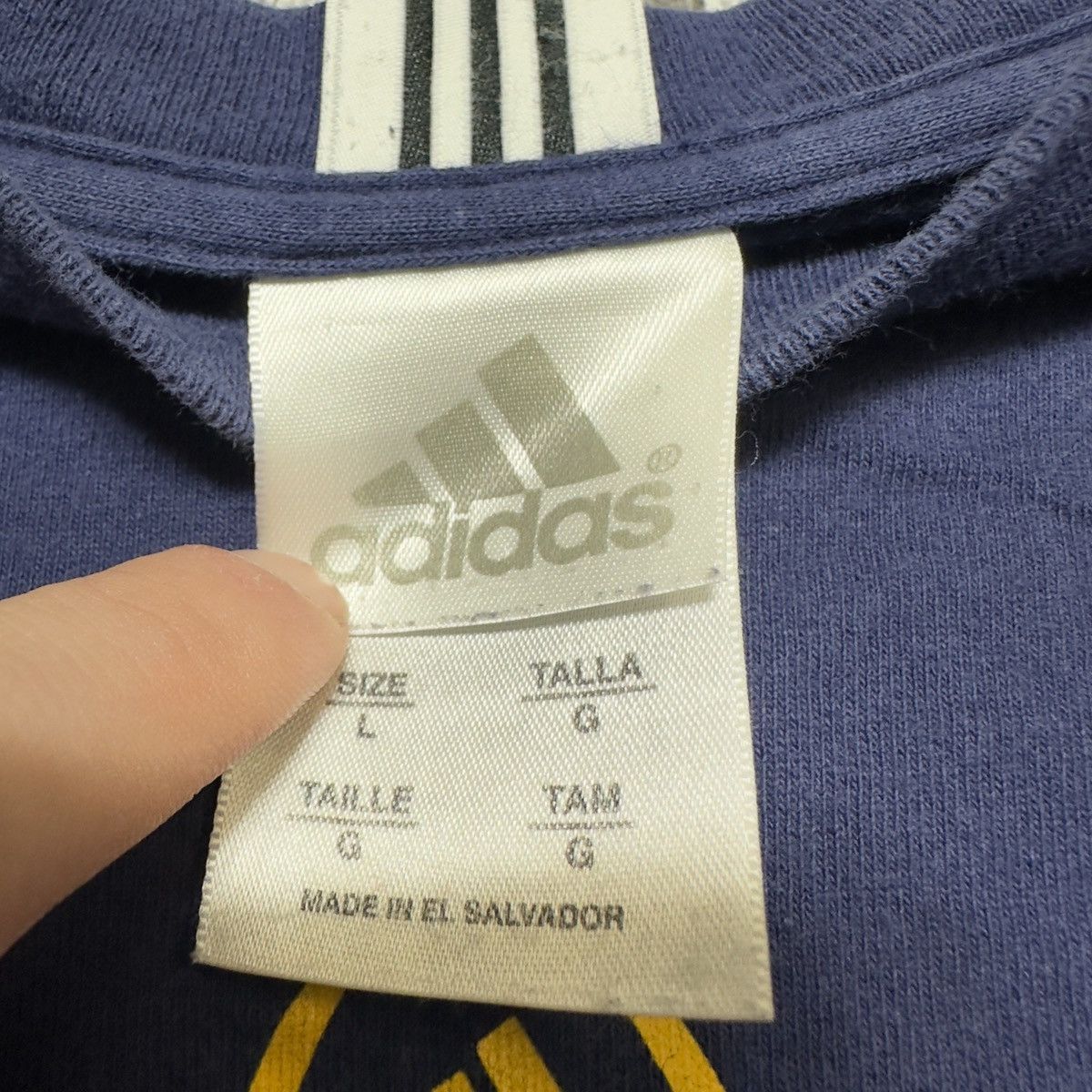 Adidas × Vintage Vintage Adidas Soccer long sleeve tee Size US L / EU 52-54 / 3 - 5 Thumbnail