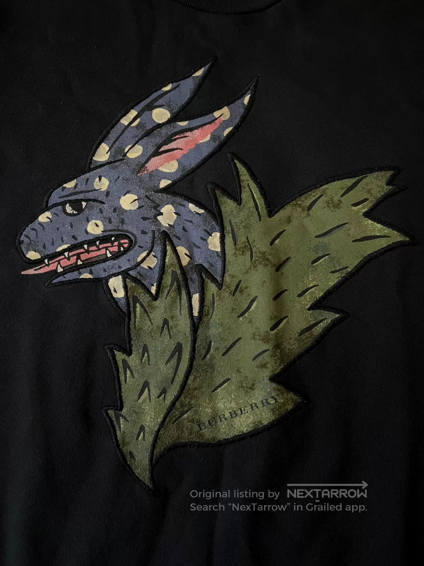 Burberry burberry embroidered sweatshirt with monster design. Size US L / EU 52-54 / 3 - 3 Thumbnail