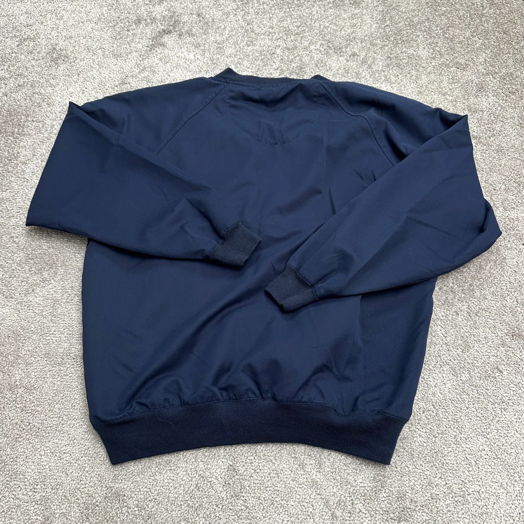 Vintage La Mode Vintage Windbreaker Sweatshirt Mens Medium Blue V-Neck Golf Pullover Size US M / EU 48-50 / 2 - 2 Thumbnail