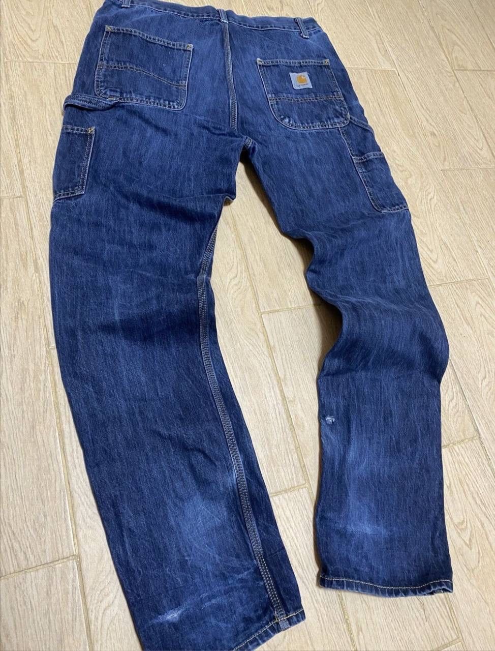 Carhartt × Carhartt Wip Carhartt Cargo faded y2k Jeans Pants Size US 33 - 2 Thumbnail