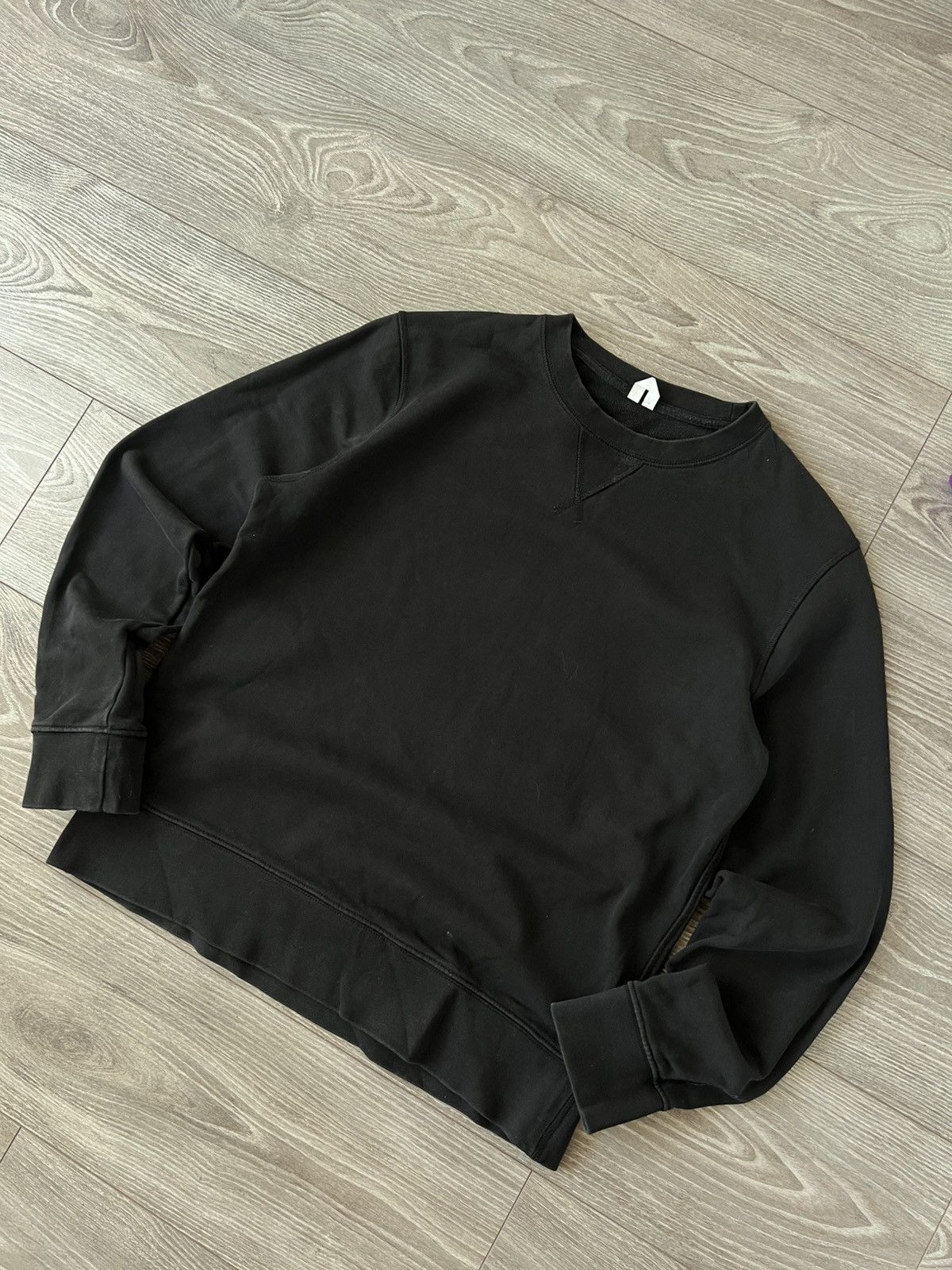 Designer ‼️Arket Limited Balck Heavy Cotton Oldmoney Y2k Sweatshirt ‼️ Size US M / EU 48-50 / 2 - 2 Thumbnail