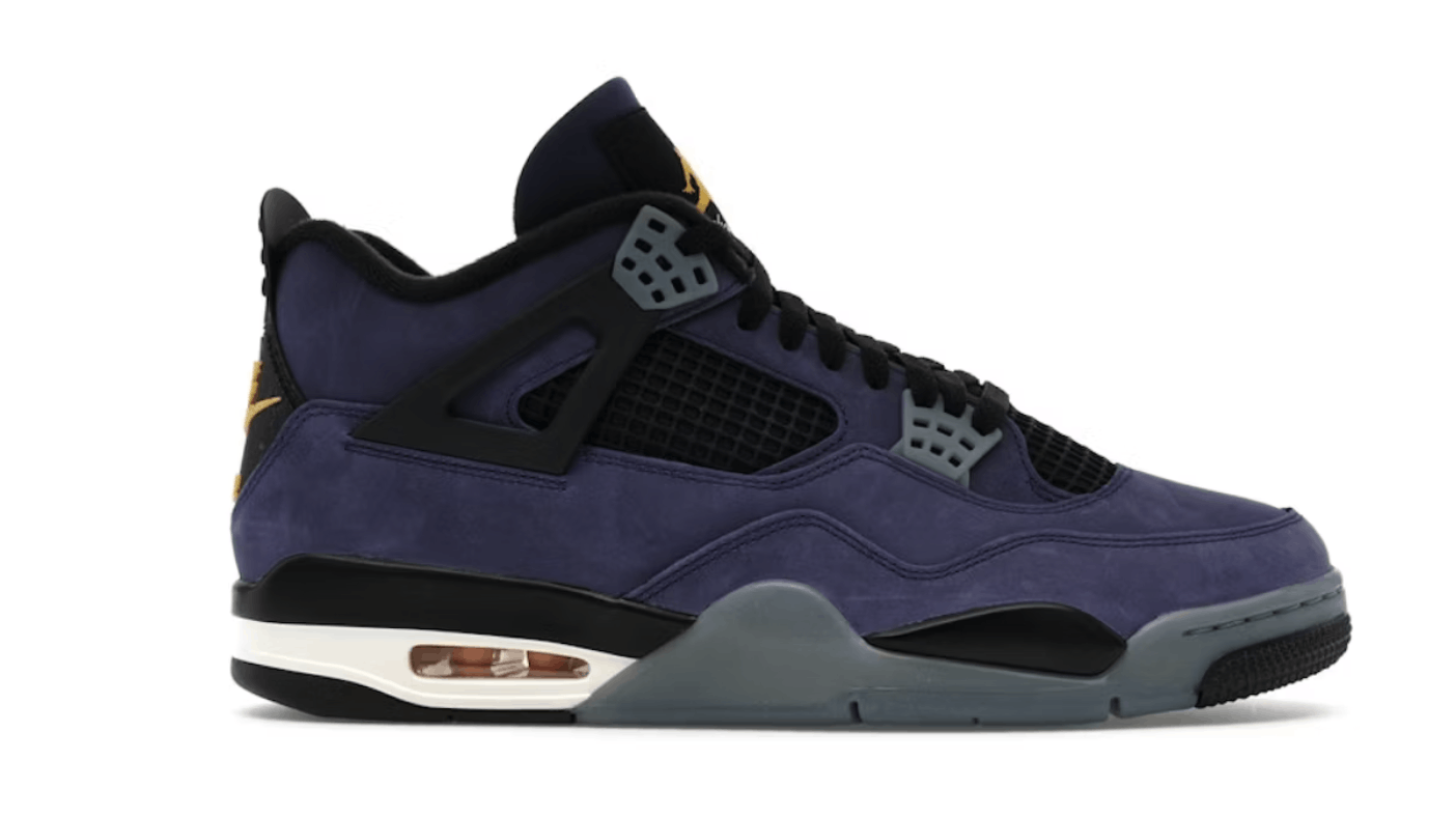Nike 4 Retro Lakers Size US 8 / EU 41 - 1 Thumbnail