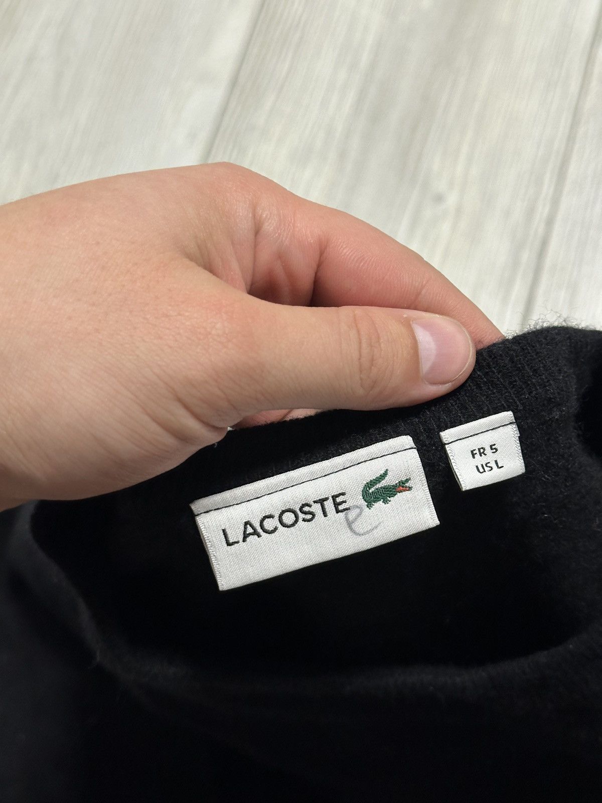 Lacoste Vintage Lacoste Wool Cabel Knit Sweater 90s Old Money Size US M / EU 48-50 / 2 - 4 Thumbnail