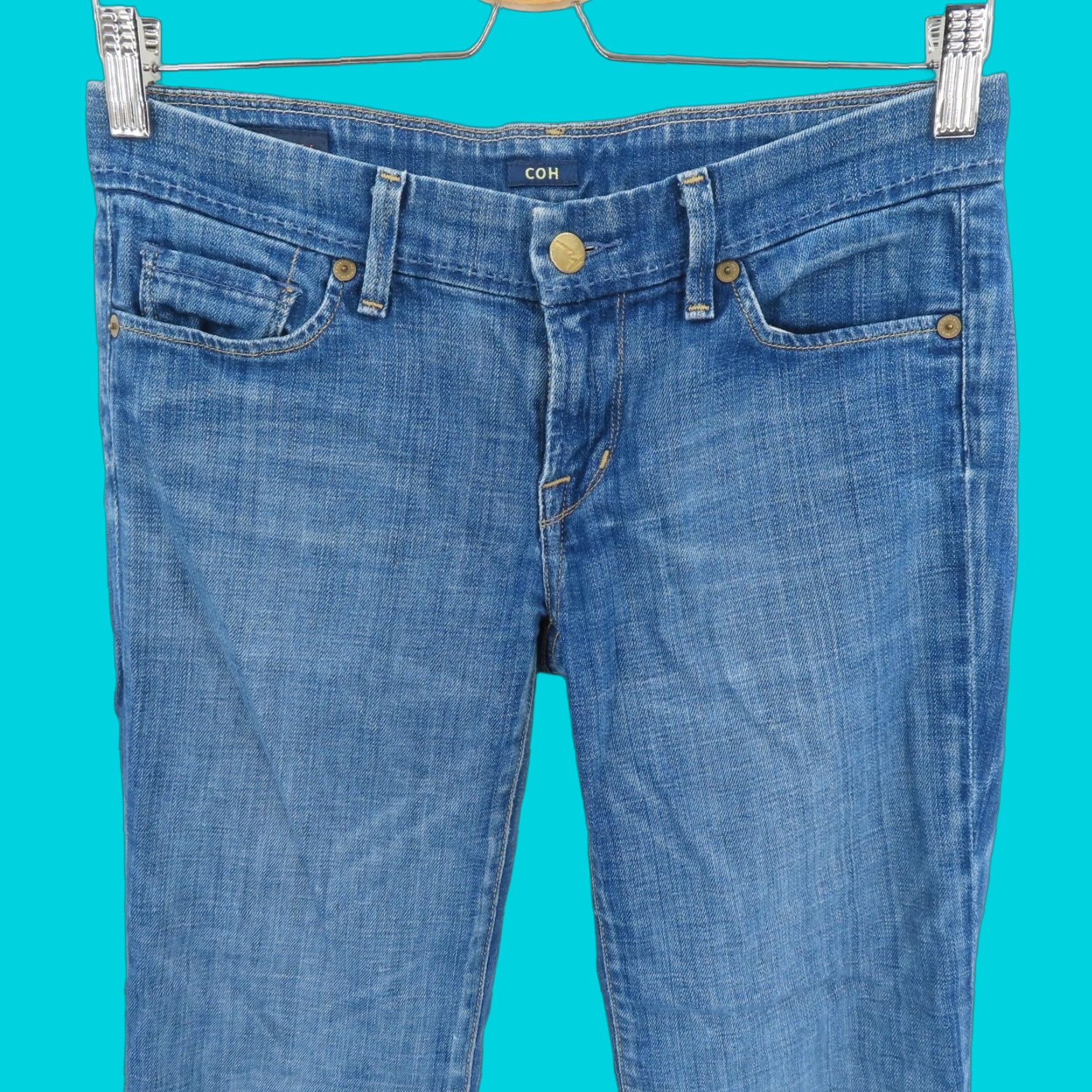 Citizens Of Humanity Citizens of Humanity Womens 27 Faye Low Waist Full Leg Denim Jeans Size 27" / US 4 / IT 40 - 1 Thumbnail