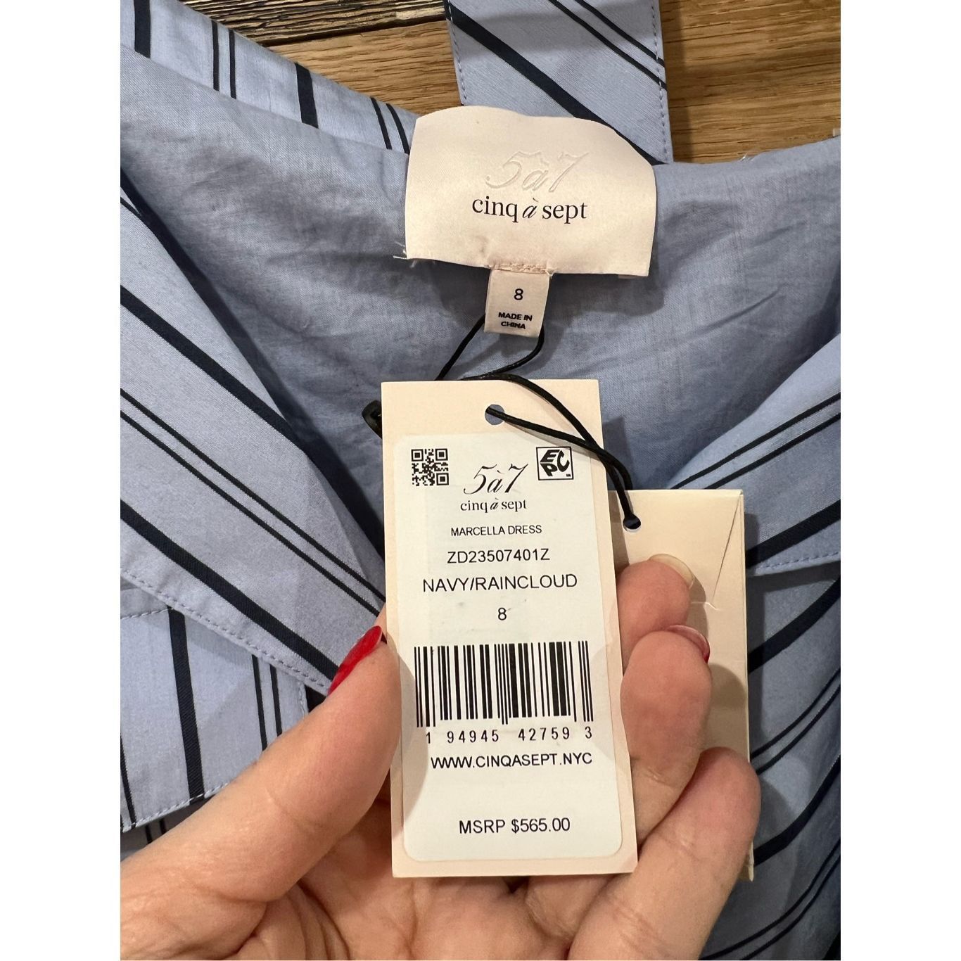 Cinq a Sept CINQ À SEPT NWT MARCELLA DRESS - COCKTAIL / PARTY sz 8 Size M / US 6-8 / IT 42-44 - 6 Thumbnail