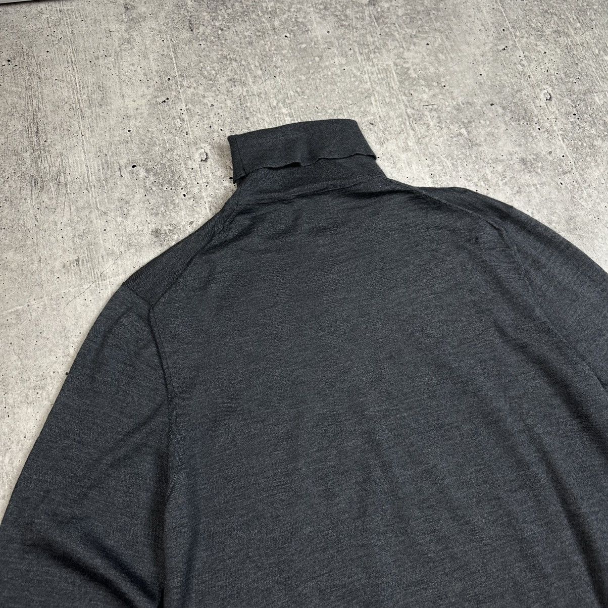 Ermenegildo Zegna Ermenegildo Zegna Polo Neck Jumper Sweater Cashmere Silk Size US L / EU 52-54 / 3 - 16 Thumbnail