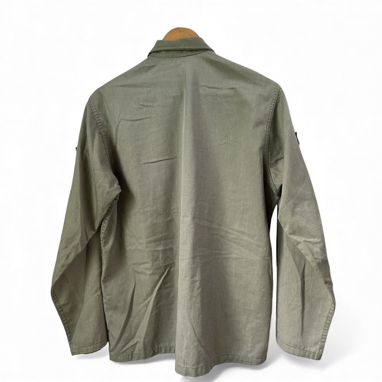 Vintage US Air Force OG-507 Utility Shirt With Airman Rank Size US XL / EU 56 / 4 - 3 Thumbnail