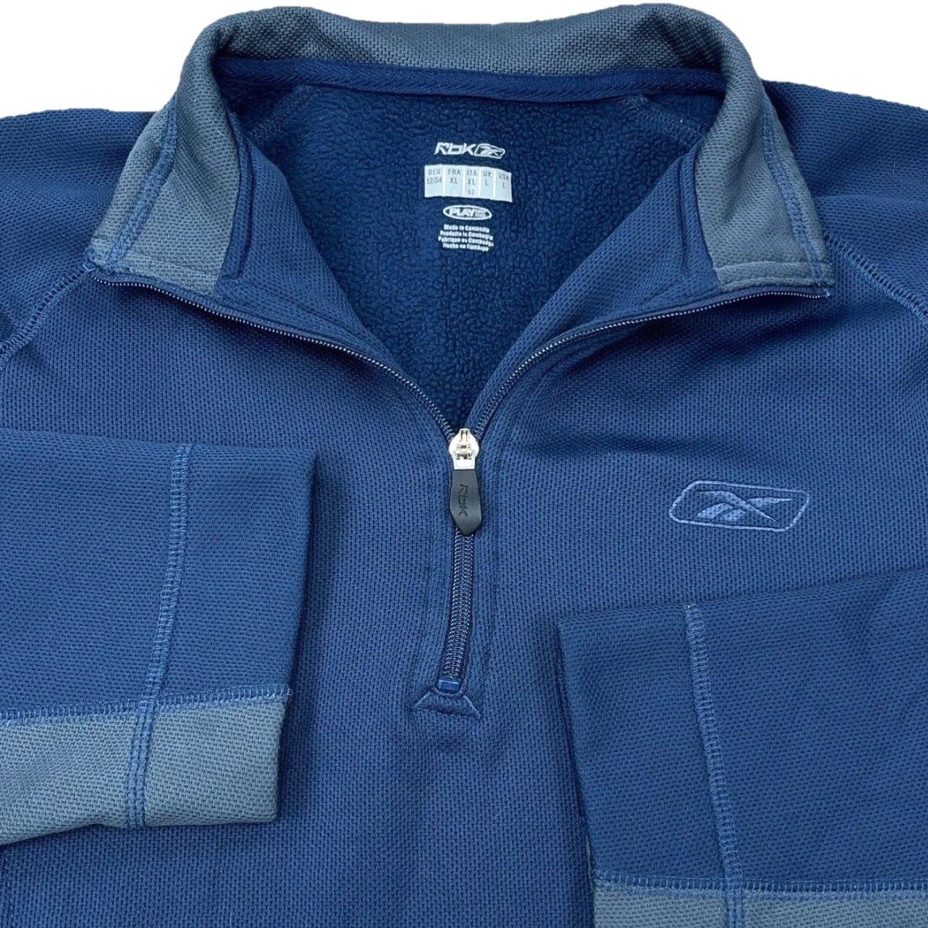 Reebok Reebok Sweatshirt Men L Blue Size US L / EU 52-54 / 3 - 2 Thumbnail