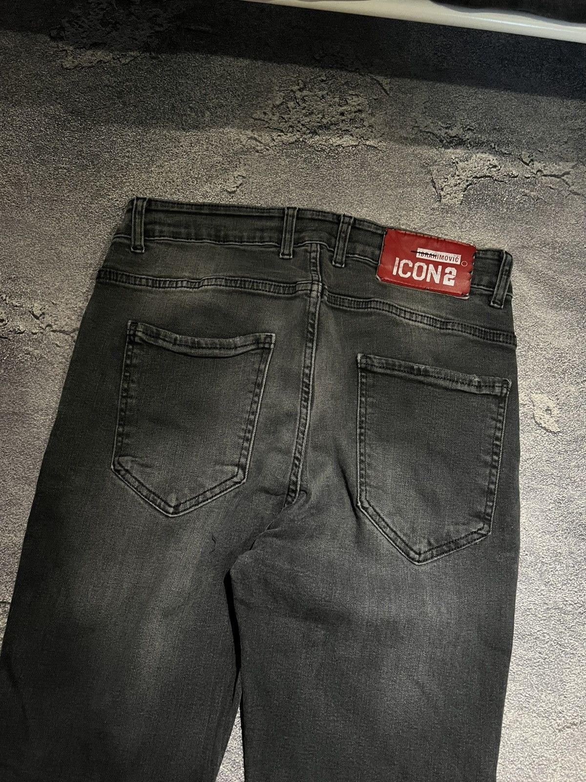 Japanese Brand Vintage Relaxed Distressed Skinny Jean - Underground Style Size US 30 / EU 46 - 2 Thumbnail