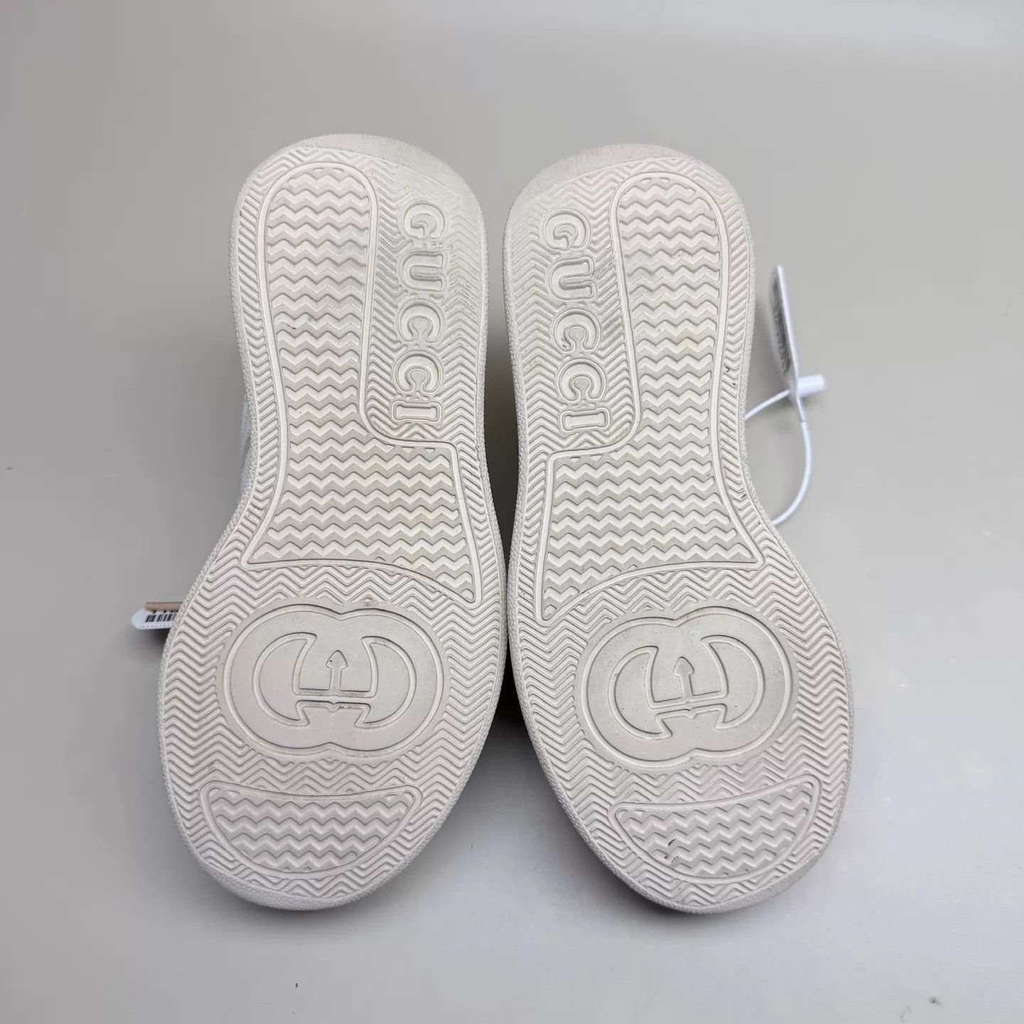 Gucci GUCCI White Pink Double G Creme Women's 35 99 New Size US 4.5 / IT 34.5 - 6 Thumbnail