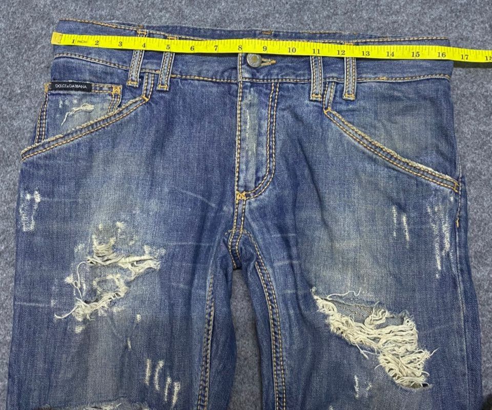 Dolce & Gabbana 💥Best Offer💥Dolce & Gabanna Distressed Denim Jeans Size 31" - 4 Thumbnail