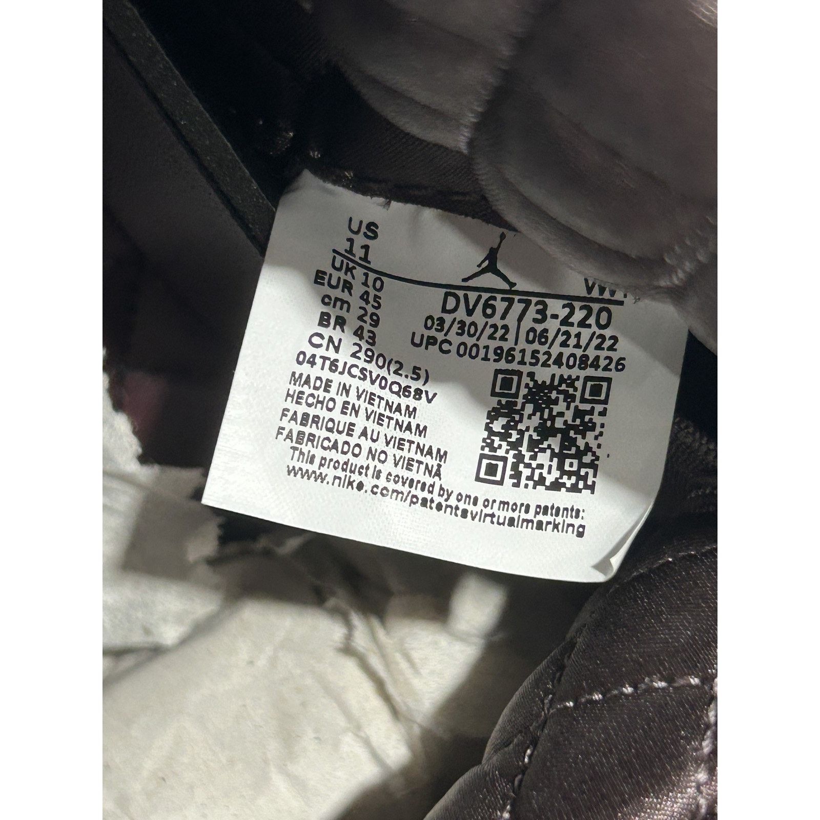 Jordan Brand JORDAN 4 RETRO AM MA MAINERE VIOLET ORE SIZE 11 PREOWNED Size US 11 / EU 44 - 6 Thumbnail