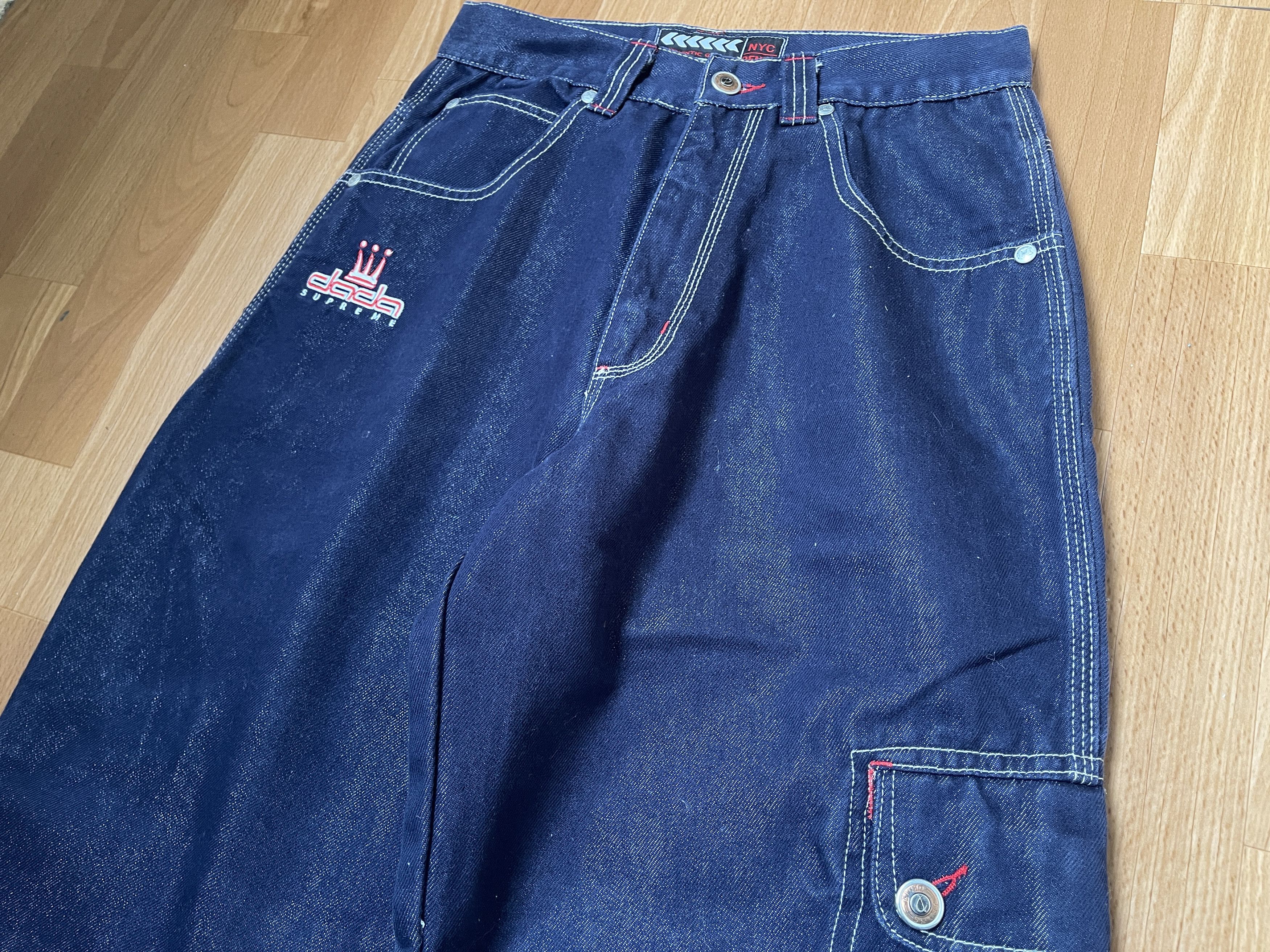 Damani Dada Damani Dada jeans, vintage baggy jeans, 90s hip hop size 26 Size US 26 / EU 42 - 7 Thumbnail