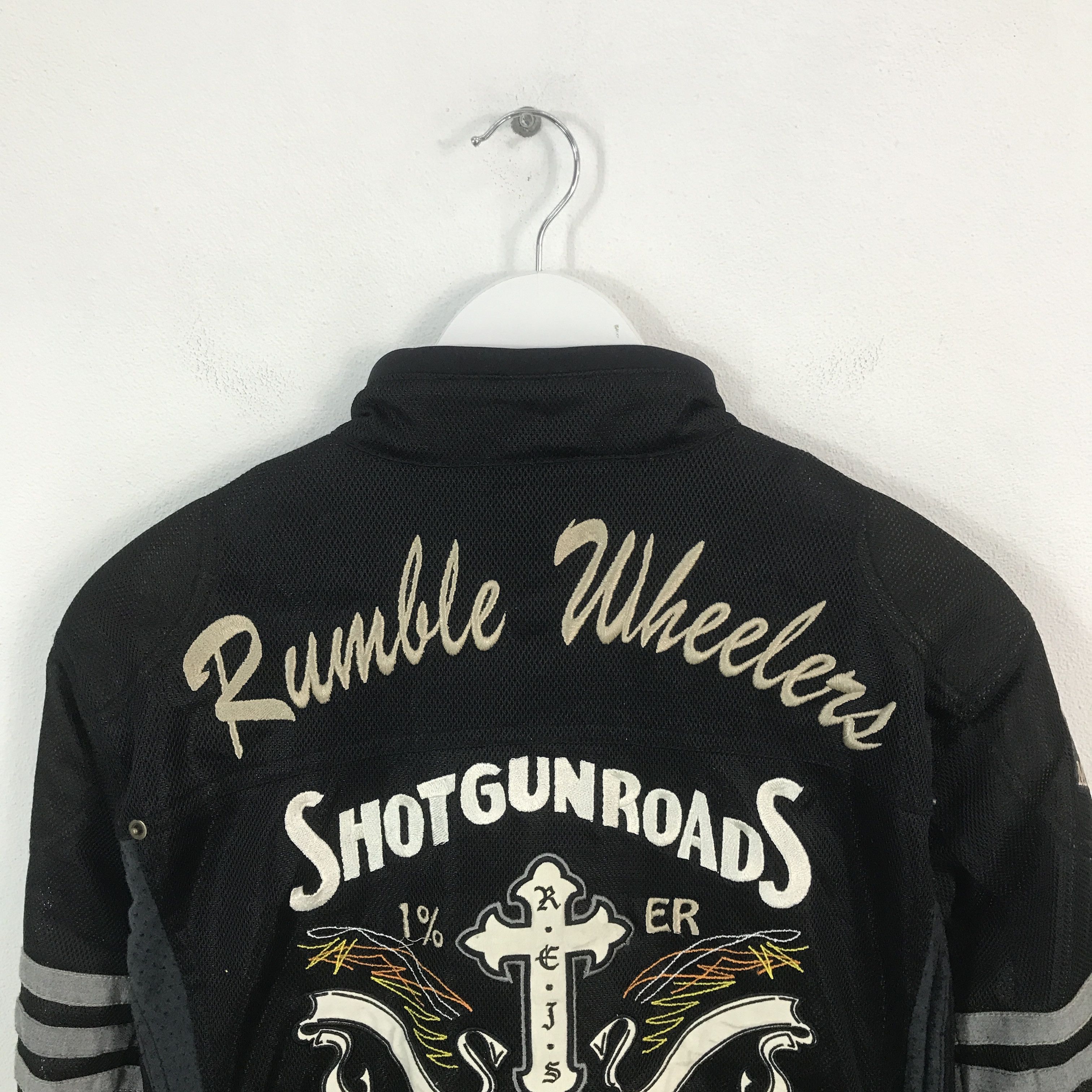 Japanese Brand Rare Rumble wheelers biker style design jacket Size US M / EU 48-50 / 2 - 4 Thumbnail